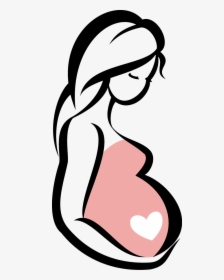 In Conclusion There Are Various Reasons As To Why Abortion - Silhouette Pregnant Woman Cartoon, HD Png Download, Transparent PNG
