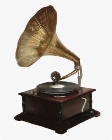 #gramophone #vintage #pngs #png #lovely Pngs #usewithcredit - Old Music Record Player, Transparent Png, Transparent PNG