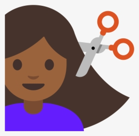 Emoji Cortando O Cabelo , Png Download - Emoji Cortando Cabelo, Transparent Png, Transparent PNG