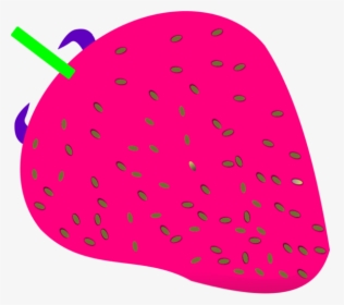Pink - Strawberry - Clipart, HD Png Download, Transparent PNG