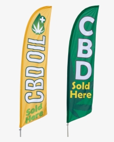 Cbd Feather Flag, HD Png Download, Transparent PNG