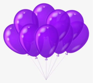 Purple Balloons Clipart, HD Png Download, Transparent PNG