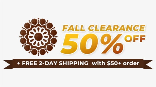 50% Off Free 2-day Shipping With $50 Order - Graphic Design, HD Png Download, Transparent PNG