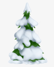Spruce - Snowy Christmas Tree Clip Art, HD Png Download, Transparent PNG