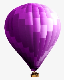 Purple Air Balloon Png , Png Download - Hot Air Balloon, Transparent Png, Transparent PNG