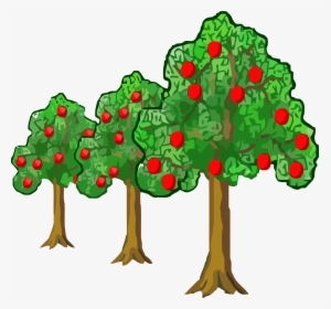 Far Near Apple Tree Clipart Png Clipartly - Free Clip Art Apple Trees, Transparent Png, Transparent PNG