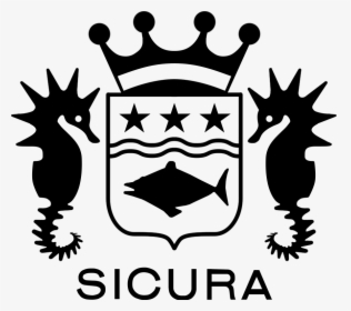 Sicura Coat Of Arms With Logo - Illustration, HD Png Download, Transparent PNG
