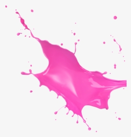 Transparent Splash Paint Png - Pink Colour Splash Png, Png Download, Transparent PNG