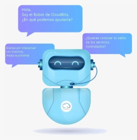 Robot Cloudbits, Chatbot - Chatbot Concept, HD Png Download, Transparent PNG