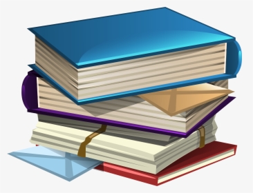 Stack Of Books Clipart Blue - Transparent Background Books Clipart, HD Png Download, Transparent PNG