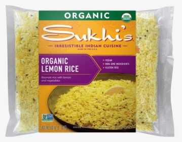 Lemon Rice - Sukhi's Organic Lemon Rice, HD Png Download, Transparent PNG