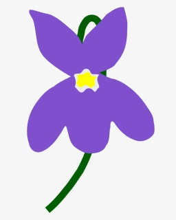 Transparent Watercolor Plants Png - Marsh Blue Violet Clip Art, Png Download, Transparent PNG