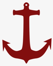 Anchor, Harbor, Ship, Red, Marine - Nautical Clipart, HD Png Download, Transparent PNG