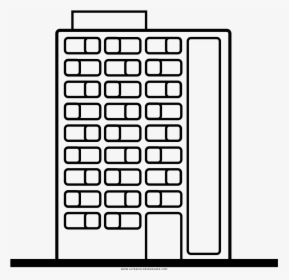 Building Coloring Page, HD Png Download, Transparent PNG
