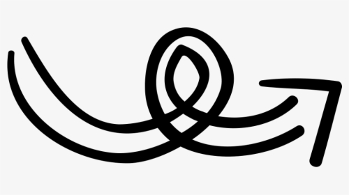 Sketch Loop Arrow - Icon Arrow Png Sketch, Transparent Png, Transparent PNG
