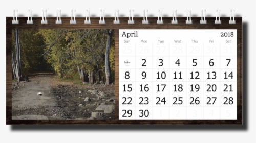 2018 Landscape Desk Calendar April - October 3 2019 Desk Calendar, HD Png Download, Transparent PNG