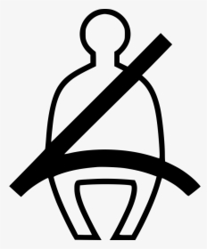 Auto Seatbelt - Passenger Seat Belt Icon, HD Png Download, Transparent PNG