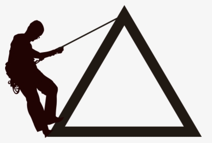 Mountain, Climbing, Symbol, Logo, Silhouette, Climber - Mentahan Logo Pendaki Gunung, HD Png Download, Transparent PNG