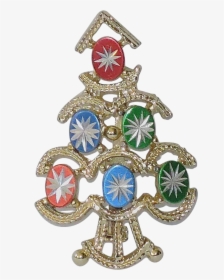 Gold Crown 1960 S Metallic Starburst Christmas Tree - Cross, HD Png Download, Transparent PNG