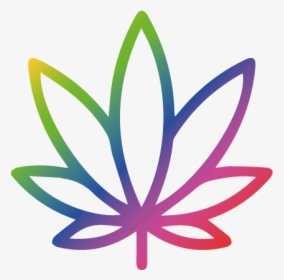 Cannabis Como Medicina - Weed Leaf Outline Png, Transparent Png, Transparent PNG