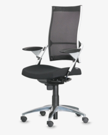 Mesh Office Chair With Headrest, HD Png Download, Transparent PNG