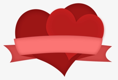 Transparent Heart Ribbon Png, Png Download, Transparent PNG