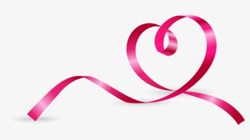 Heart Ribbon Png Graphic Library Library - Poster Breast Cancer Awareness Month, Transparent Png, Transparent PNG