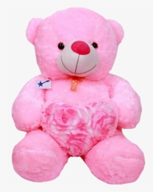 Pink Teddy Bear Png Image - Teddy Bear Pink Color, Transparent Png, Transparent PNG