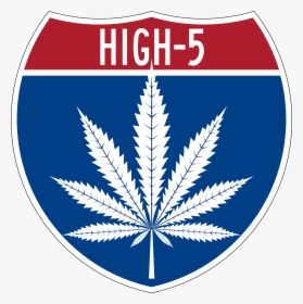 High 5 Cannabis Logo, HD Png Download, Transparent PNG