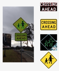 Traffic Sign Recognition - Crossing Sign, HD Png Download, Transparent PNG