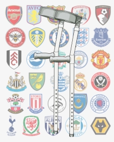 Football Team Crutch - Manchester United, HD Png Download, Transparent PNG