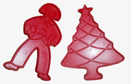 Vintage Tupperware Cookie Cutters, Christmas Tree & - Christmas Tree, HD Png Download, Transparent PNG