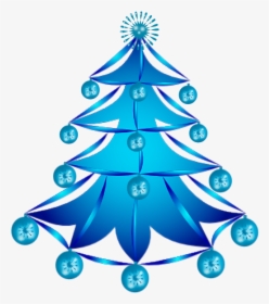 Pinheiro De Natal Azul, HD Png Download, Transparent PNG