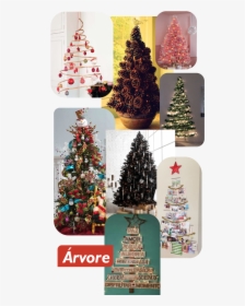 Transparent Arvore De Natal Png - Pink Christmas Tree, Png Download, Transparent PNG