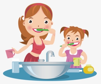 Clip Art Pictures Of Brushing Teeth - Modeling Nell Autismo, HD Png Download, Transparent PNG