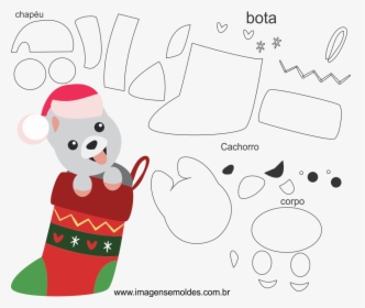 Molde De Natal Em Eva, HD Png Download, Transparent PNG