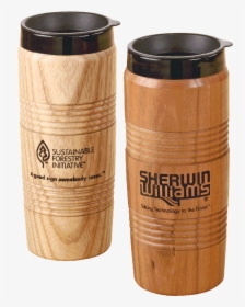 Unique Patented Travel Mug With Plastic Lining And - Wood, HD Png Download, Transparent PNG