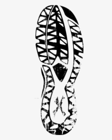 Track Shoe Drawing At Explore Collection Of Transparent - Shoe Tread, HD Png Download, Transparent PNG