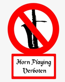 No Horn Playing Traffic Sign - Sign, HD Png Download, Transparent PNG