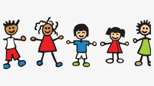 Happy Children Playi - Children Holding Hands Clipart, HD Png Download, Transparent PNG
