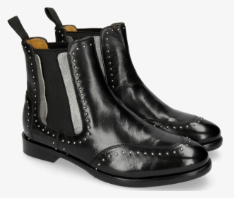 Ankle Boots Daisy 4 Black Rivets - Zielone Botki Skorzane, HD Png Download, Transparent PNG