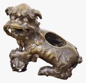 Foo Dog Incense Burner - Bronze Sculpture, HD Png Download, Transparent PNG