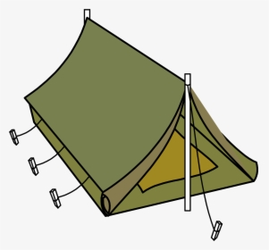 Military Style Tent Clip Arts - Military Tent Clipart, HD Png Download, Transparent PNG