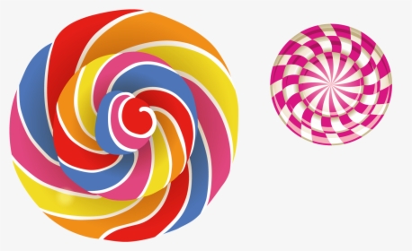 Candy Vector Transprent Png Free - Lollipop, Transparent Png, Transparent PNG