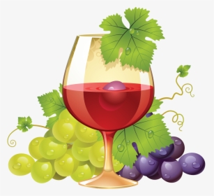 Wine Grapes Vector - Uvas Con Copa Png, Transparent Png, Transparent PNG