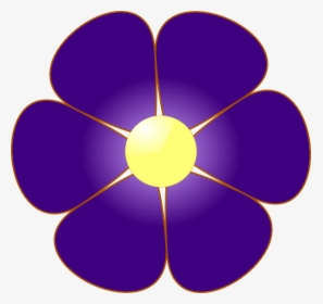 28 Collection Of Violet Flower Clipart - Violet Flower Clip Art, HD Png Download, Transparent PNG