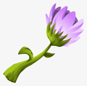 Herbs Purple Flower Clip Arts - ดอกไม้ เคลื่อนไหว, HD Png Download, Transparent PNG