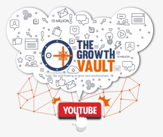 Http - //youtube - Com/c/thegrowthvault - Illustration, HD Png Download, Transparent PNG