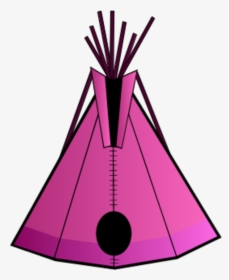 Indian Tent Vector Clip Art - Clip Art Native American Teepees, HD Png Download, Transparent PNG