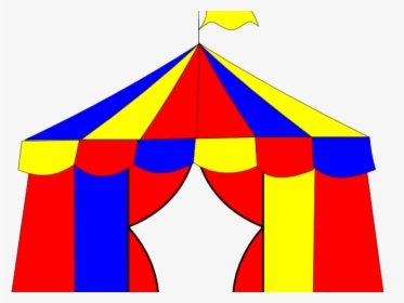 Tent Clipart Big Tent - Free Printable Clipart Circus Tent, HD Png Download, Transparent PNG